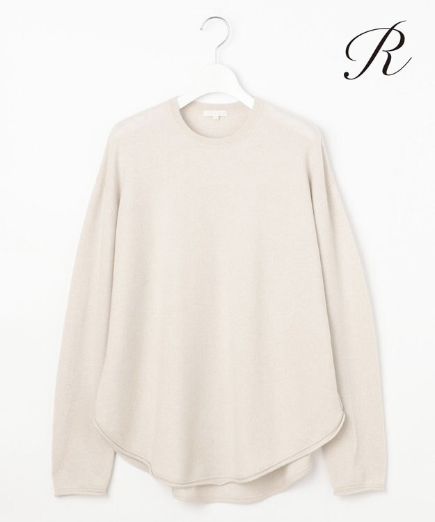R(アール)】ウールカシミヤ ラウンドヘム ニット / 23区 S R(アール)】ウールカシミヤ ラウンドヘム ニット / 23区 S