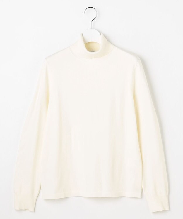 J.PRESS LADIES L 【人気のため新色追加】PRINCE タートルネック ニット オフ系