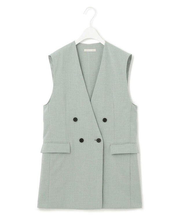 ICB 【洗える】 ハイツイストドライストレッチ ノーカラージレ ジェイドグレー系