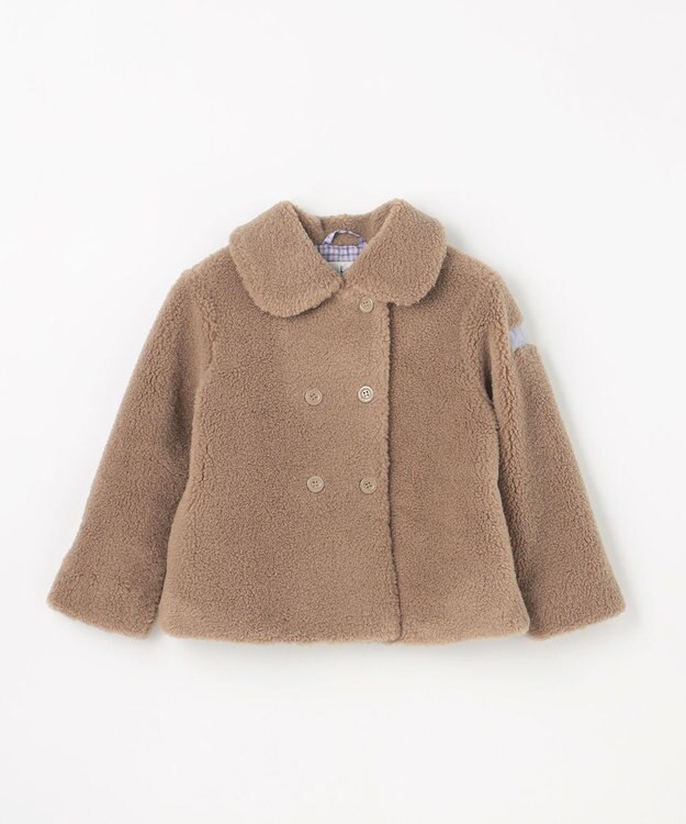 組曲 KIDS 【110-140㎝】スライバー ピーコート ブラウン