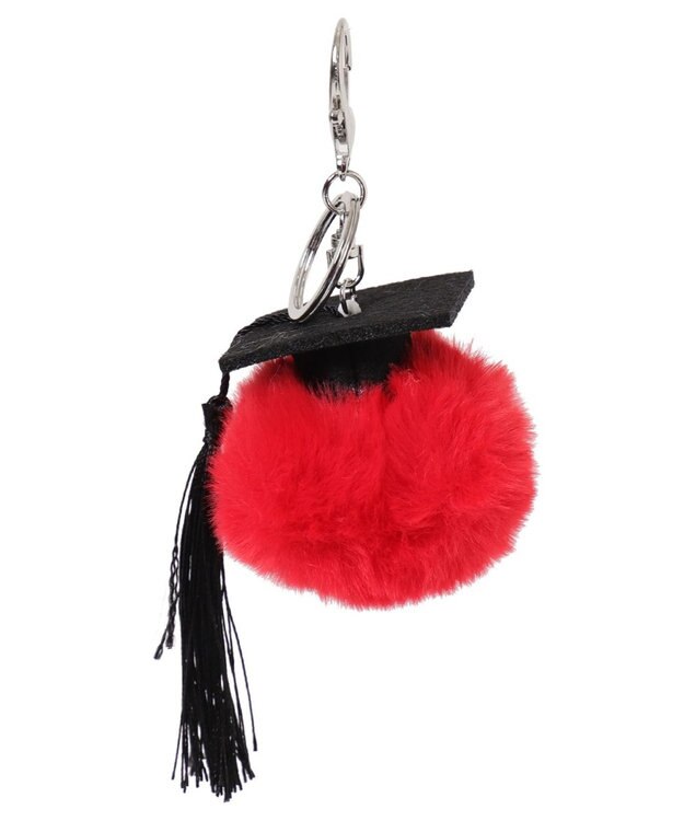 WEGO 卒業おめおめモンスターぬいぐるみキーホルダー レッド