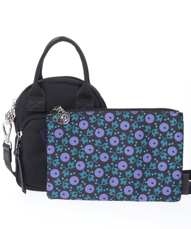 ANNA SUI ヴォヤージュ 2wayミニショルダー ブラック