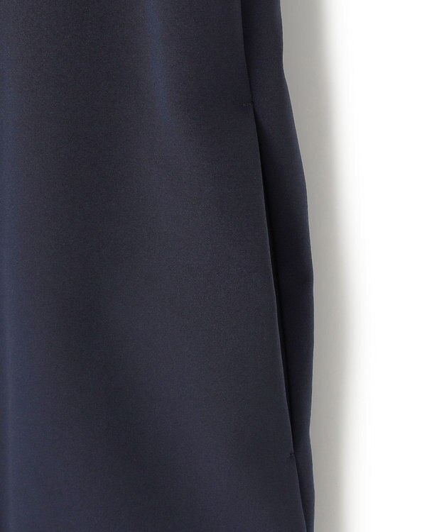 ICB L TaPeダブルクロス ノーカラーコート ネイビー系