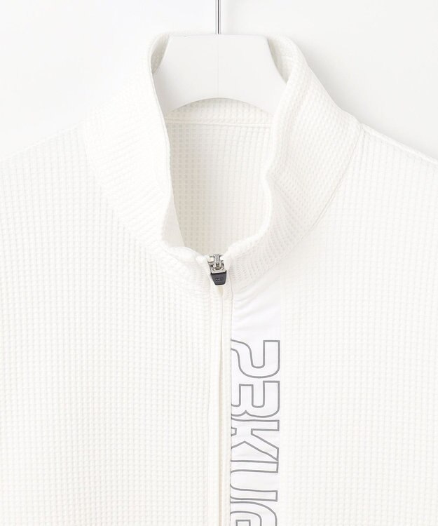 23区GOLF 【MEN】【UVケア】ワッフル パーカー ホワイト系