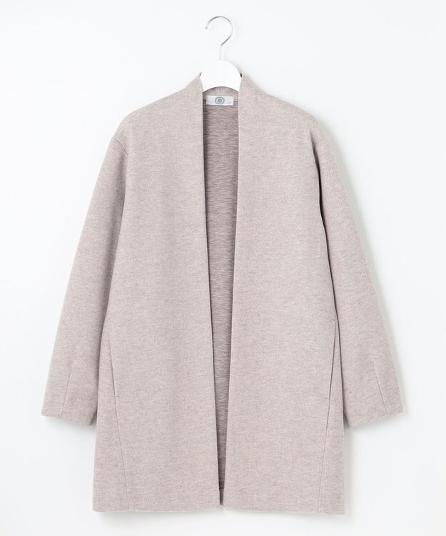 J.PRESS LADIES ニードルパンチ カーディガン ベージュ系