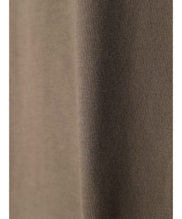 Green Parks 裾切り替えＴＥＥワンピース Black