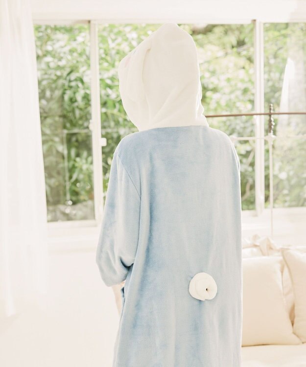 San-ai Resort（三愛水着楽園） 【SALE】温活にもぴったり！シナモロール着ぐるみワンピース  【northerly】【サンリオキャラクターズ×San-ai Resortコラボ】 サックス