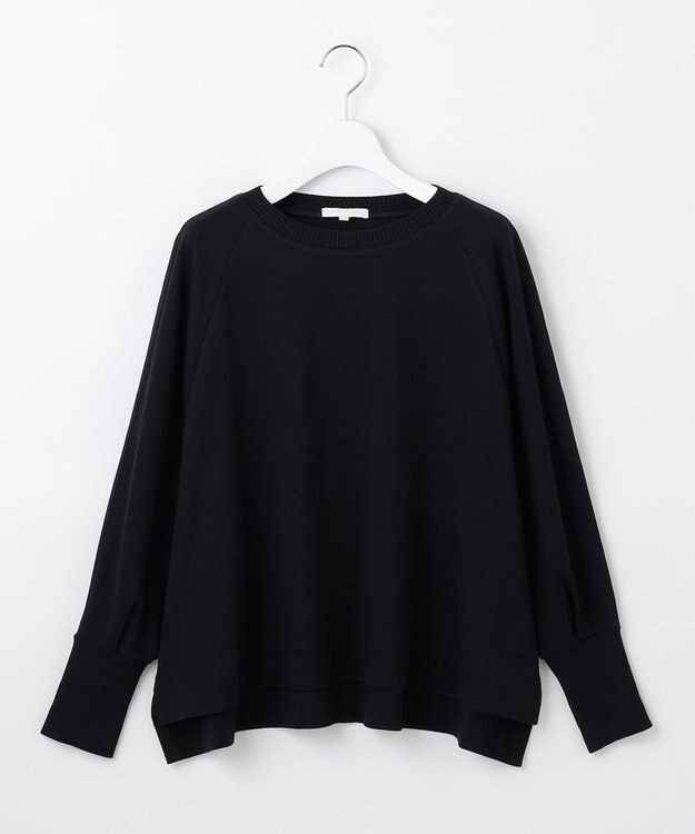 自由区 L 【セットアップ対応・洗える】エアーポンチ カットソー ネイビー