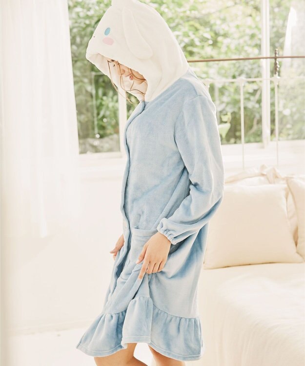 San-ai Resort（三愛水着楽園） 【SALE】温活にもぴったり！シナモロール着ぐるみワンピース  【northerly】【サンリオキャラクターズ×San-ai Resortコラボ】 サックス