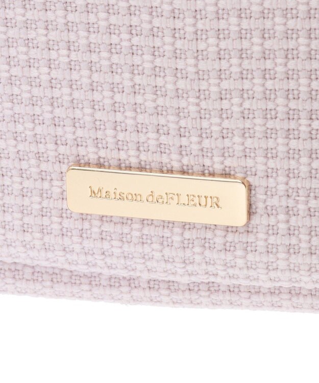 Maison de FLEUR 2WayフリルトートSバッグ Pink