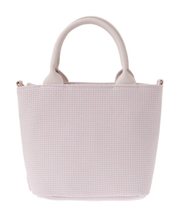 Maison de FLEUR 2WayフリルトートSバッグ Pink