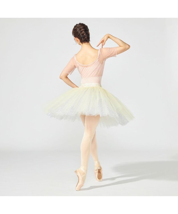 Chacott ハーフスリーブレオタード ヨーロピアンピンク