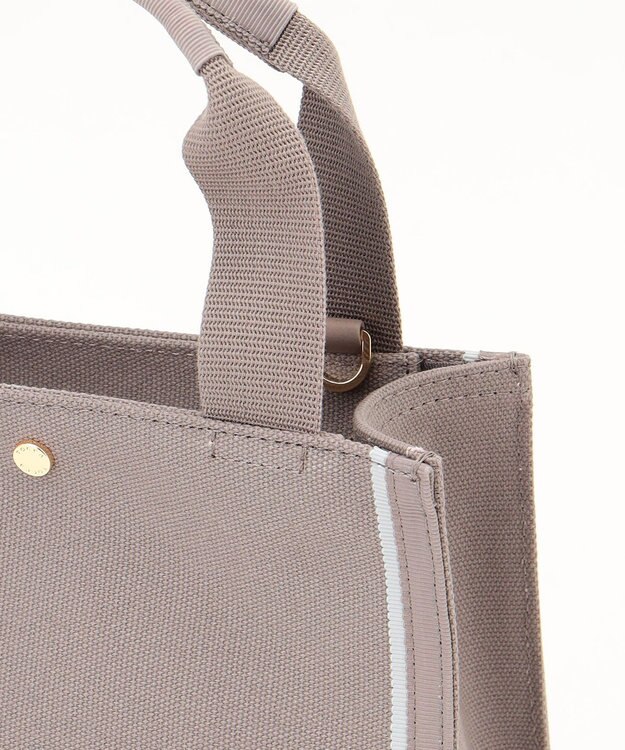 TOCCA 【WEB限定】TABLEAU BAG キャンバスバッグ ライトグレー系