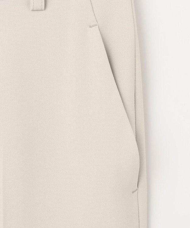 23区 【セットアップ対応/洗える】ドライツイル テーパードパンツ ベージュ系