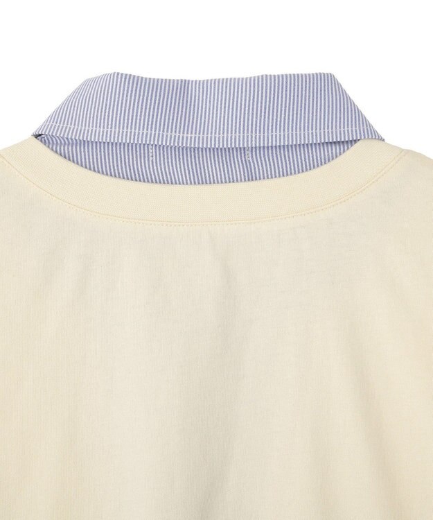 Green Parks 衿レイヤードッキングチュニック Off White