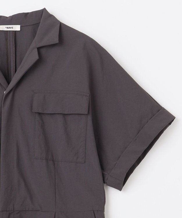 NAVE 【ReNAVE・洗える/撥水加工/接触冷感/UVケア/】ナイロンタスラン オールインワン グレー系