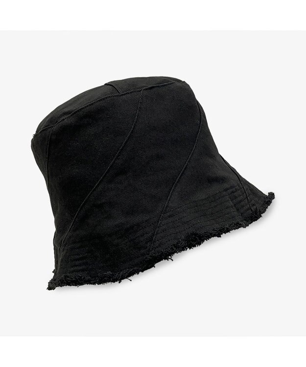 林八百吉商店 Champion　フリンジスリットチューリップハット ブラック