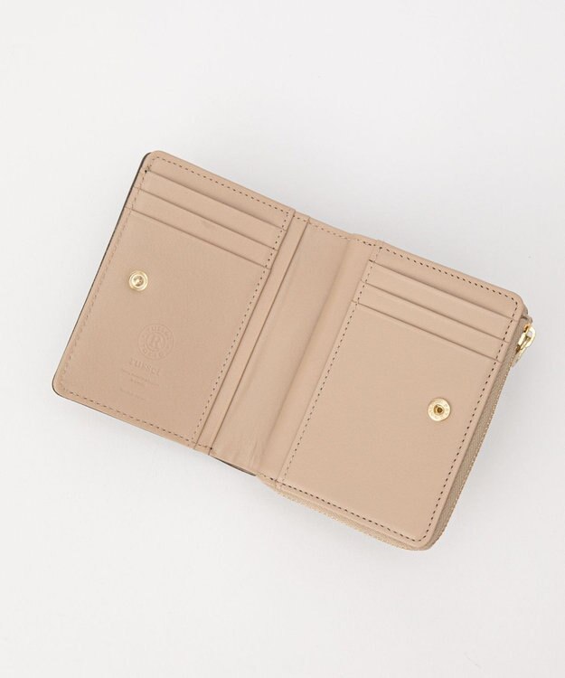 russet ＜お財布人気NO.1＞モノグラムプレートハーフウォレット(SO-376) Black/BE