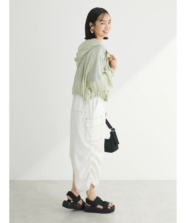 Green Parks ・ＥＬＥＮＣＡＲＥ　ＤＵＥ　シアーマウンテンパーカー Lime Green