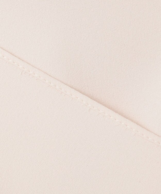 23区 【洗える】ジョーゼット ボウタイ ブラウス ピンク系