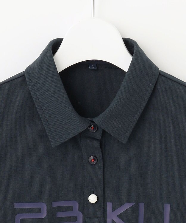 23区GOLF 【ディズニーコレクション】【WOMEN】〈ミニーマウス〉半そでポロシャツ ネイビー系