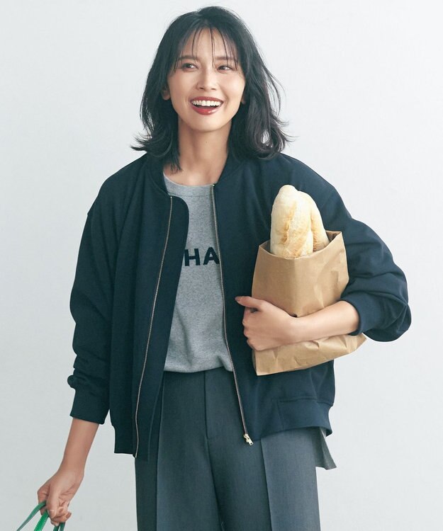 UNFILO L BEAUTY MOVE ヘビロテ ブルゾン ネイビー