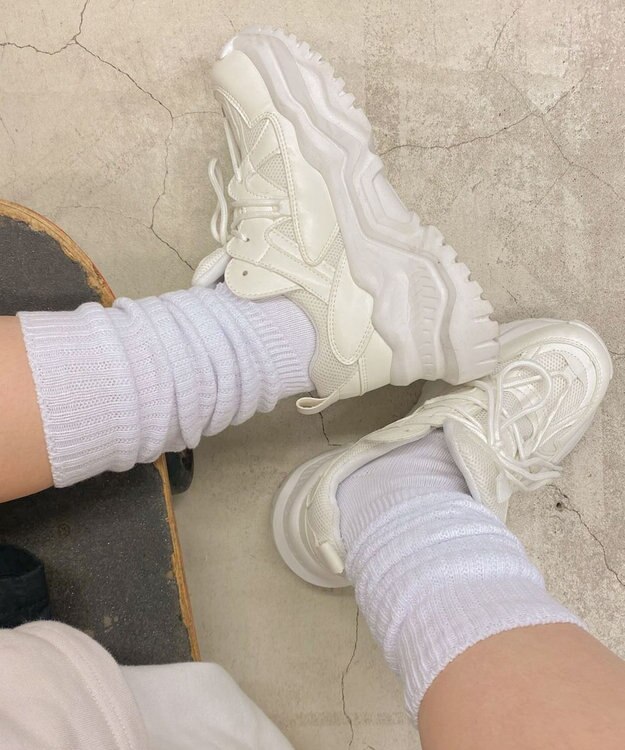 WEGO ゆるルーズソックス ホワイト