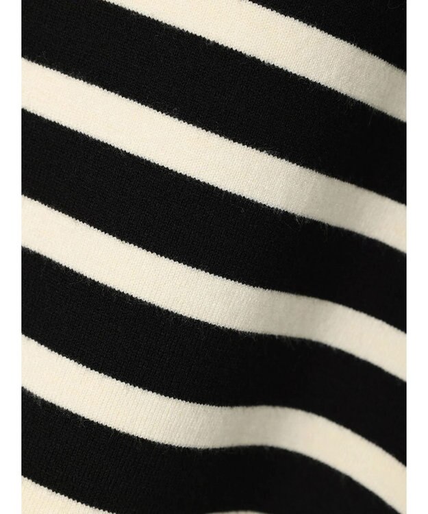 CRAFT STANDARD BOUTIQUE とてもちボーダーニットプルオーバー Black