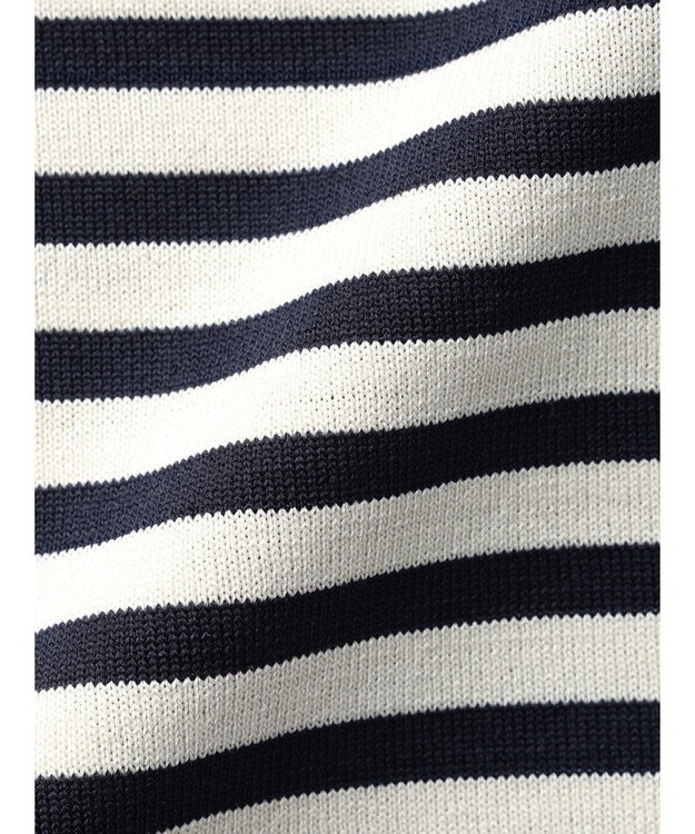 Green Parks 洗える　アソートミドル丈カーディガン Border