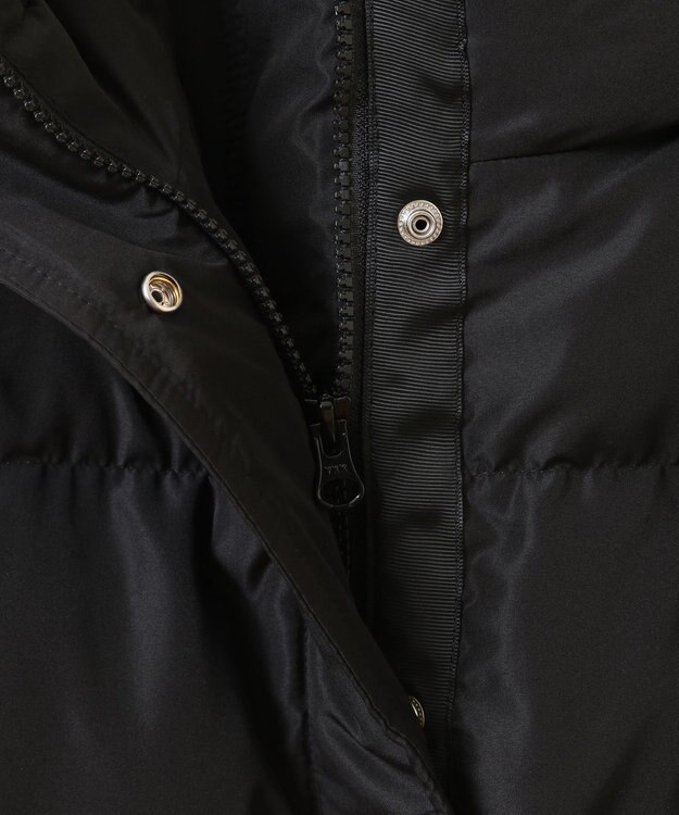 earth music&ecology フーディーパファーブルゾン ブラック