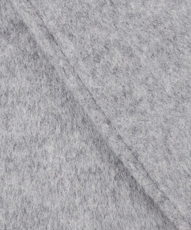 J.PRESS LADIES L Super150sAZAMIビーバー Pコート グレー系