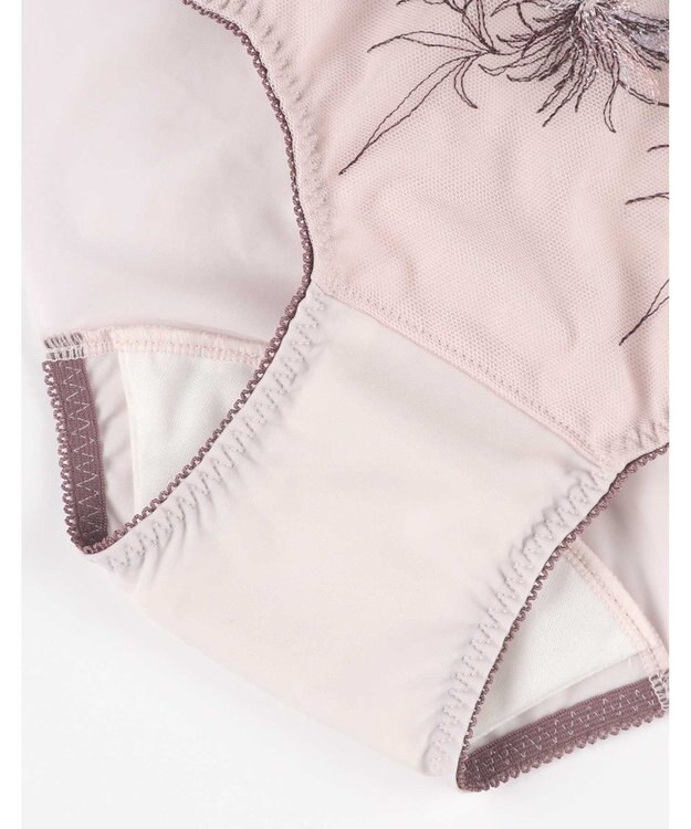 AMPHI サニタリーショーツ 【BRAGENIC ブラジェニック 脇高細見えタイプ】羽付きナプキン対応  BMI353とペア 吸汗速乾(後ろ身頃) 生理用ショーツ PMI053 アンフィ／ワコール ピンク系