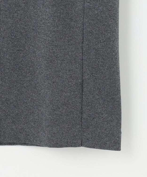 JOSEPH ABBOUD 【保温性/軽量り/ジャパンファブリック】ストライプジャカードジップ  プルオーバー グレー系1