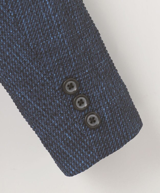 JOSEPH ABBOUD 【ストレッチ・洗える・軽量・防しわ・速乾・エコ撥水】ライトウェーブ ジャケット ブルー系1