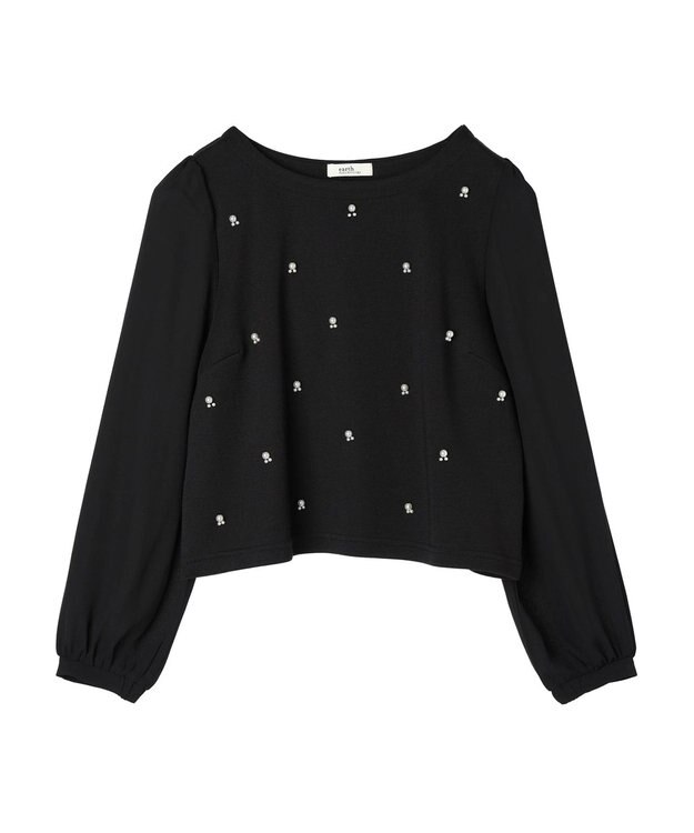 earth music&ecology パールポイントプルオーバー Black