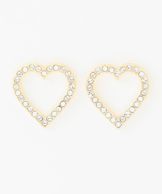 TOCCA WISH IN HEART PIERCED EARRINGS ピアス ゴールド系