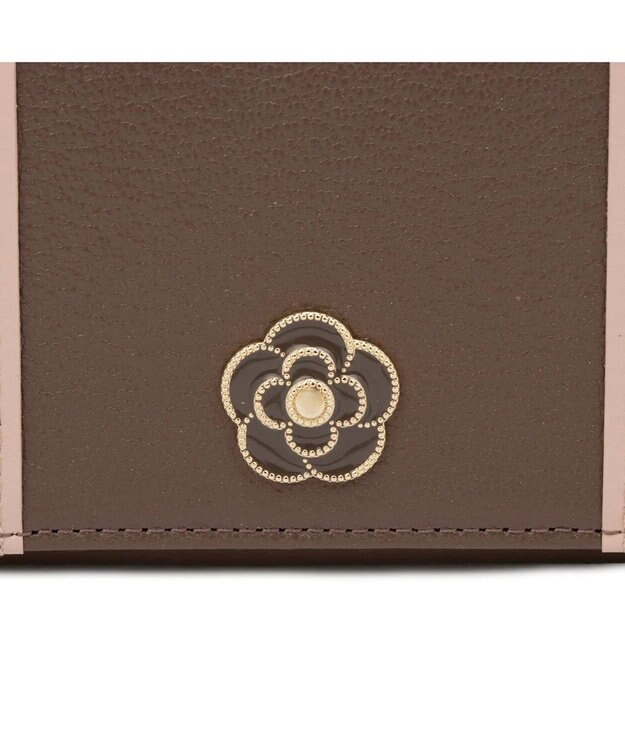 CLATHAS ソフィア かぶせ長財布 ブラウン