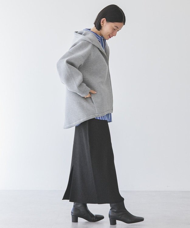 AMERICAN HOLIC ラメリブニットタイトスカート Black