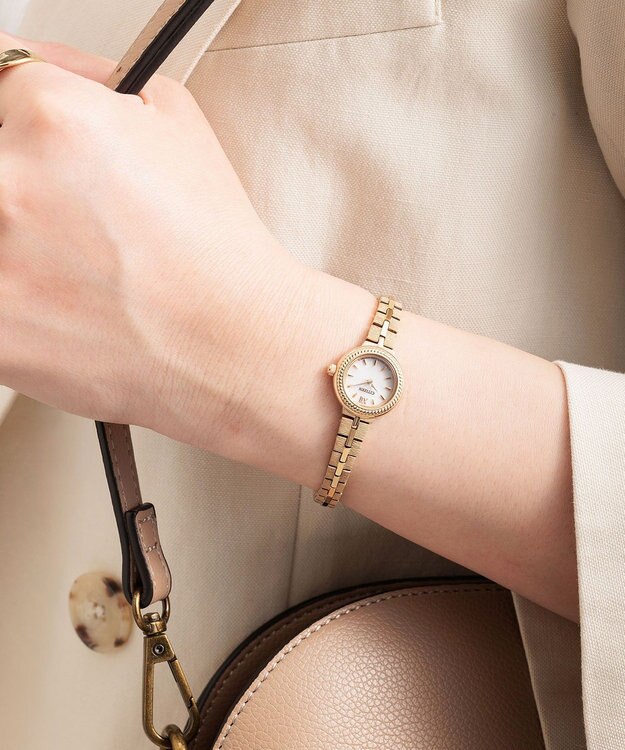 CITIZEN 【電池交換いらず】エコ・ドライブ 18.4mm 小さくて可愛い アンティークな雰囲気 ピンクゴールド