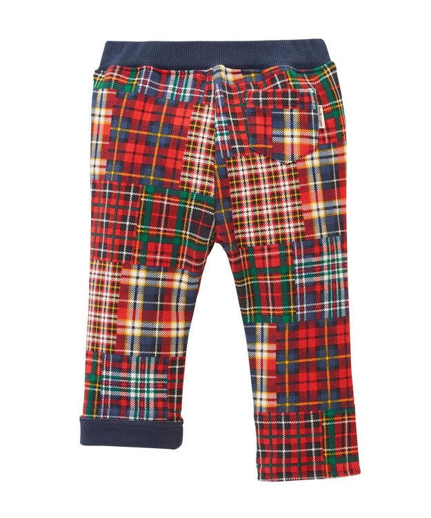 MIKI HOUSE HOT BISCUITS 【80-120cm】 チェック柄パンツ 赤