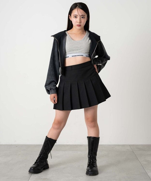 WEGO ロゴブラトップ 杢グレー