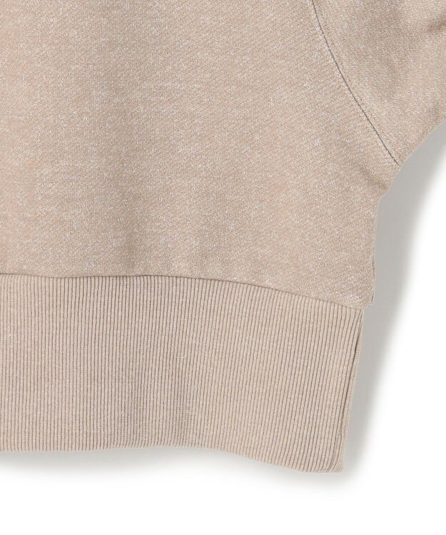 J.PRESS YORK STREET 【WOMEN】ラメ裏毛クルーネック スウェット ブラウン系