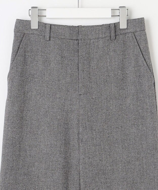 J.PRESS LADIES 【洗える】チェルビック セミワイド パンツ グレー系