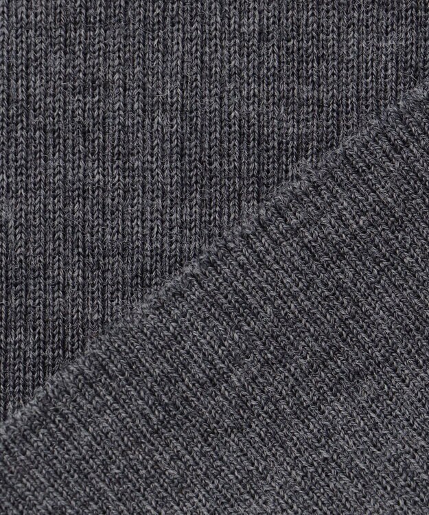 ICB 【WEB限定】 エクストラファインメリノ ボートネックプルオーバー ミディアムグレー系