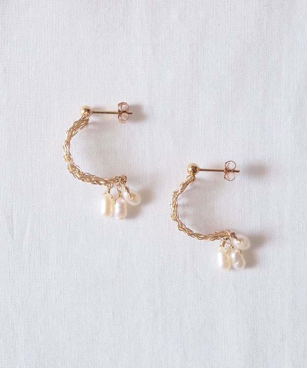 CASUMINO bridge ピアス pearl