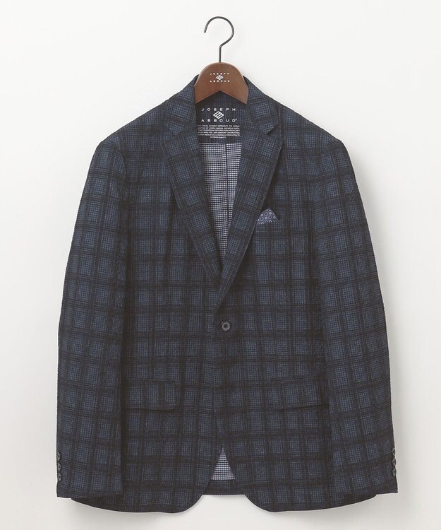 JOSEPH ABBOUD 【ストレッチ・洗える・軽量・防しわ・速乾・エコ撥水】ライトウェーブ ジャケット ネイビー系5