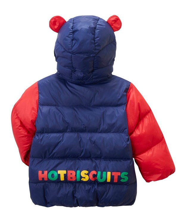 MIKI HOUSE HOT BISCUITS 【80-120cm】 シンクラウド 中綿ジャンパー 紺