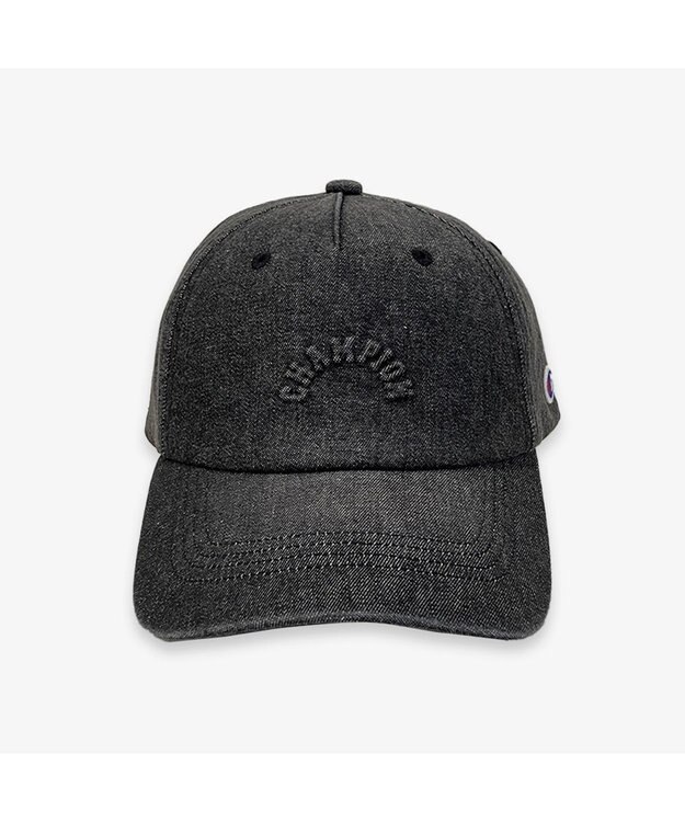 林八百吉商店 Champion　デニムエンボスローキャップ ブラック