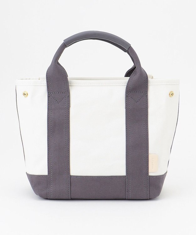 J.PRESS LADIES 【2way・撥水】 キャンバス トート バッグ グレー系1