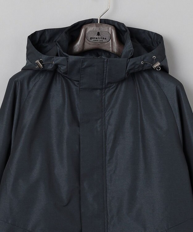 GOTAIRIKU ダウンライナー装着可【仕事で着用可】メランジシャンブレー スプリングブルゾン(25年モデル) ダルブルー系